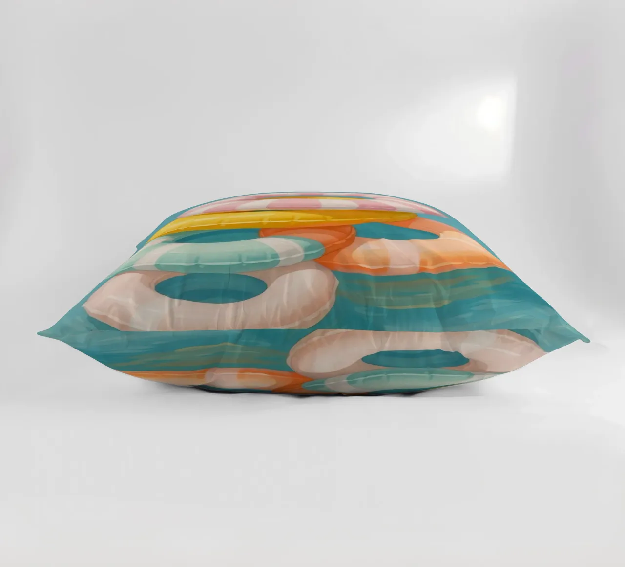 Stacked Swim Rings cuscino da Attaboy Dsgn