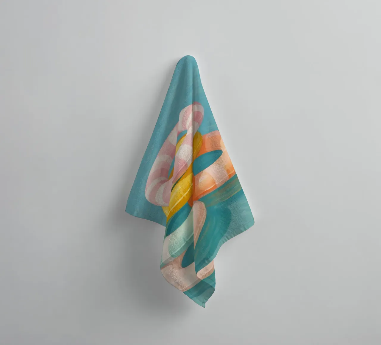 Stacked Swim Rings asciugamano da bagno da Attaboy Dsgn