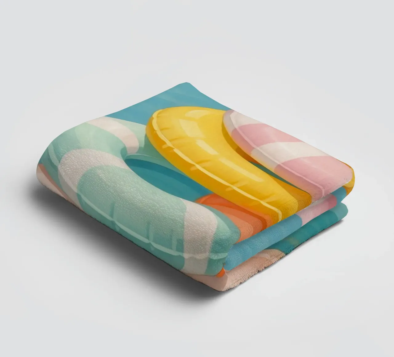 Stacked Swim Rings asciugamano da bagno da Attaboy Dsgn
