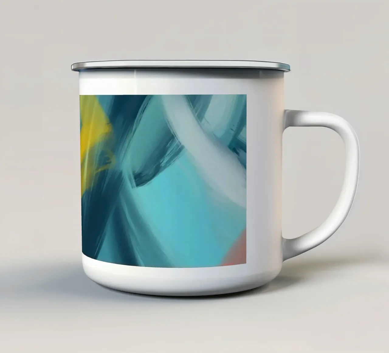 La mer 1 tazza in smalto da Petra Lang