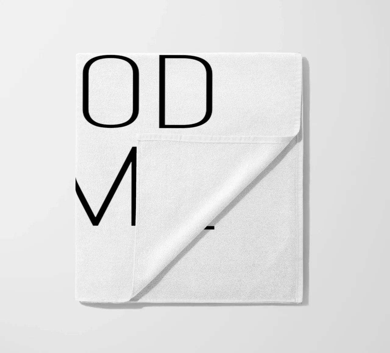 Good Wine Good Time minimalistisch telo mare da Typo Designs