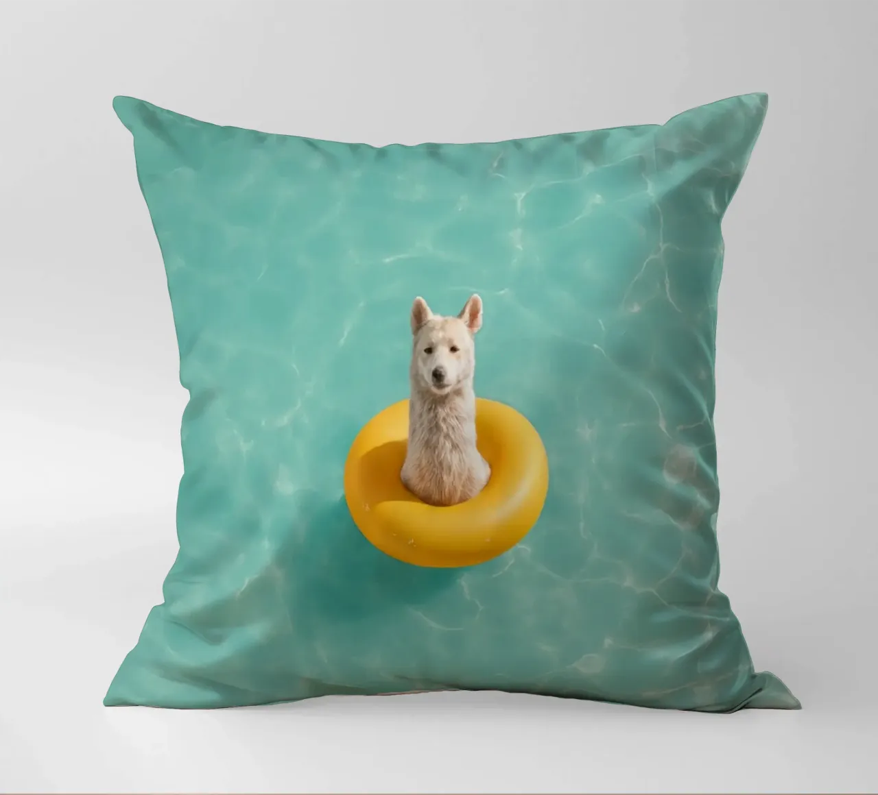 Llama in Pool cuscino da Attaboy Dsgn