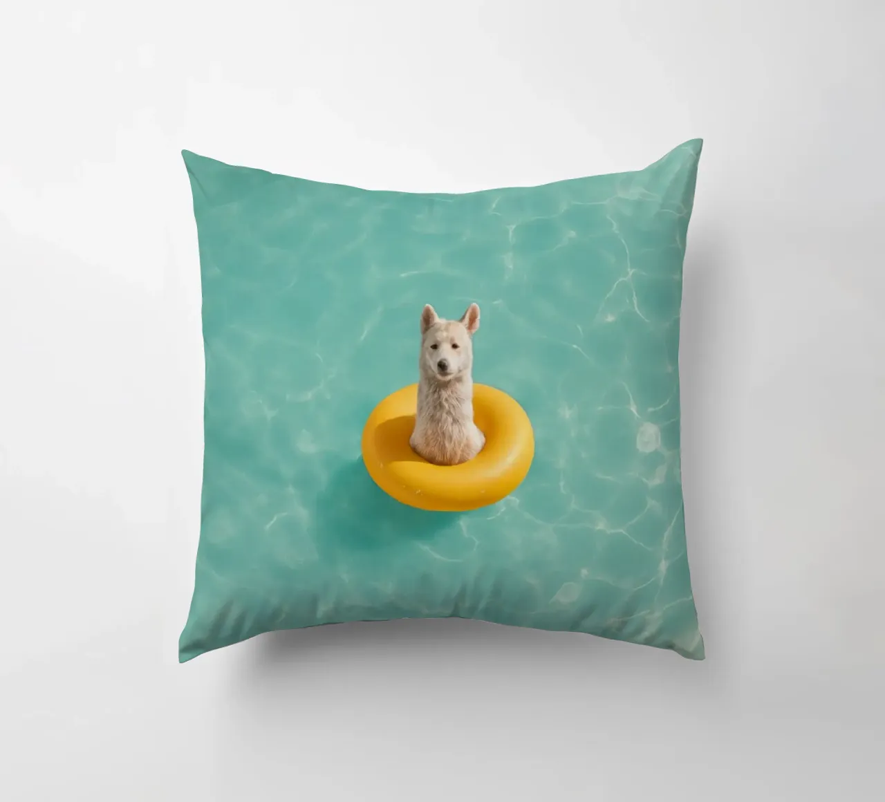 Llama in Pool cuscino da Attaboy Dsgn