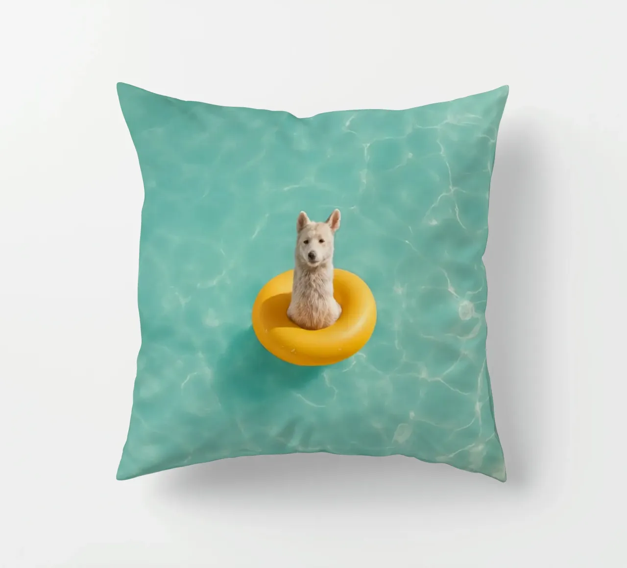 Llama in Pool cuscino da Attaboy Dsgn
