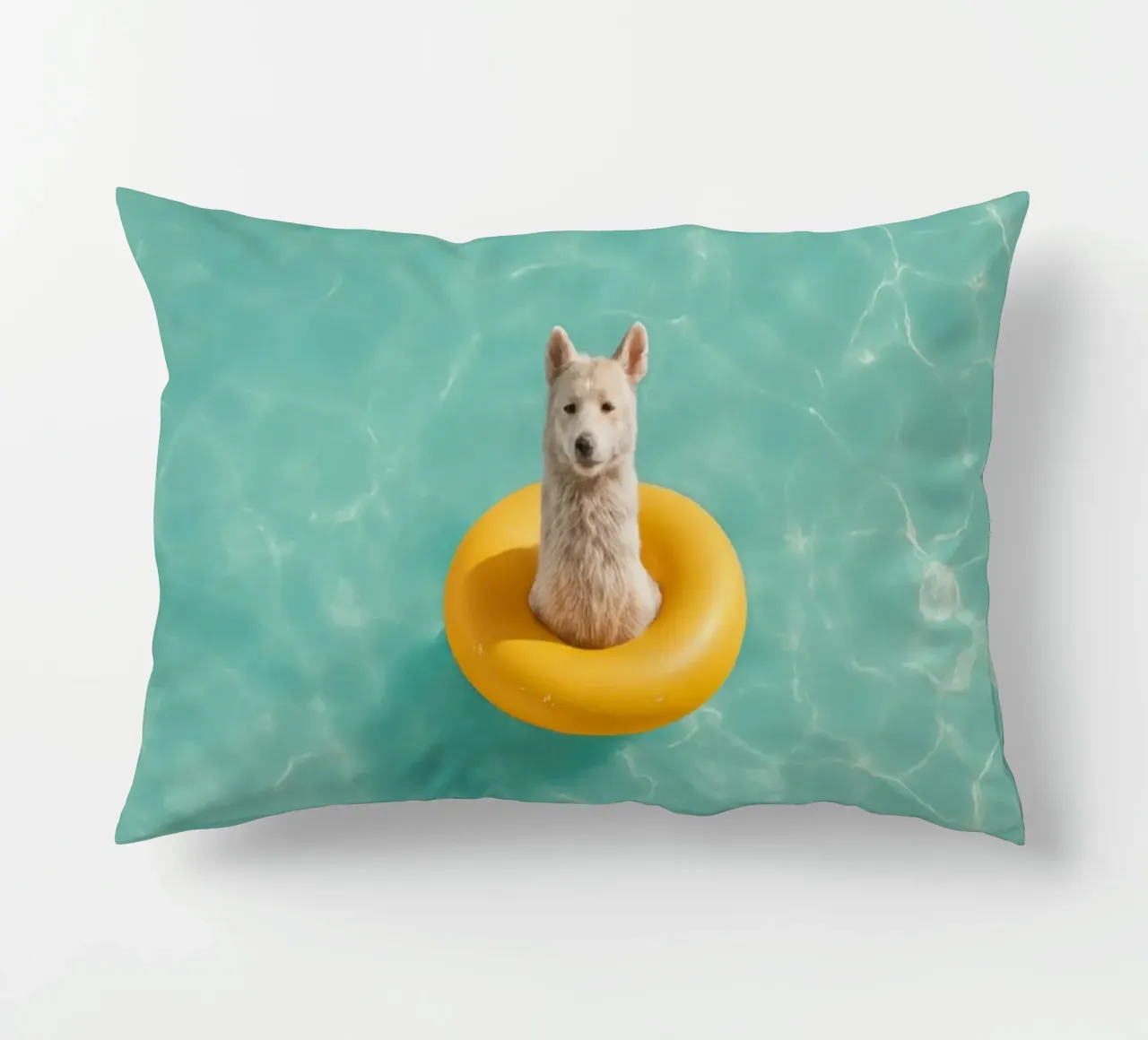 Llama in Pool cuscino da Attaboy Dsgn