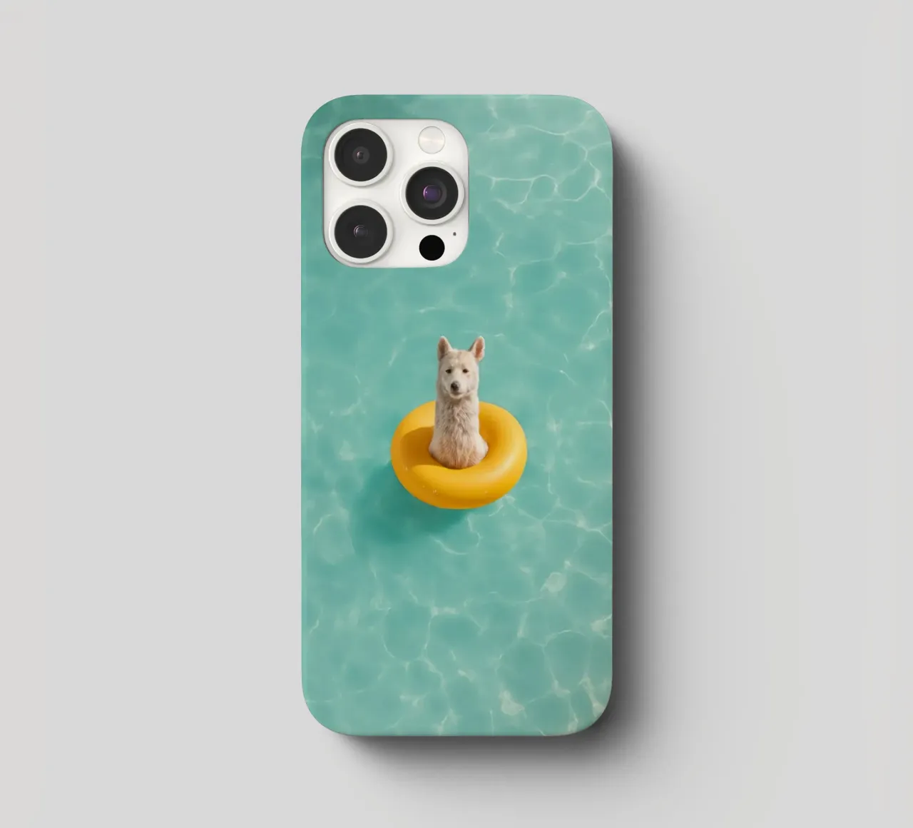Llama in Pool cover iphone da Attaboy Dsgn