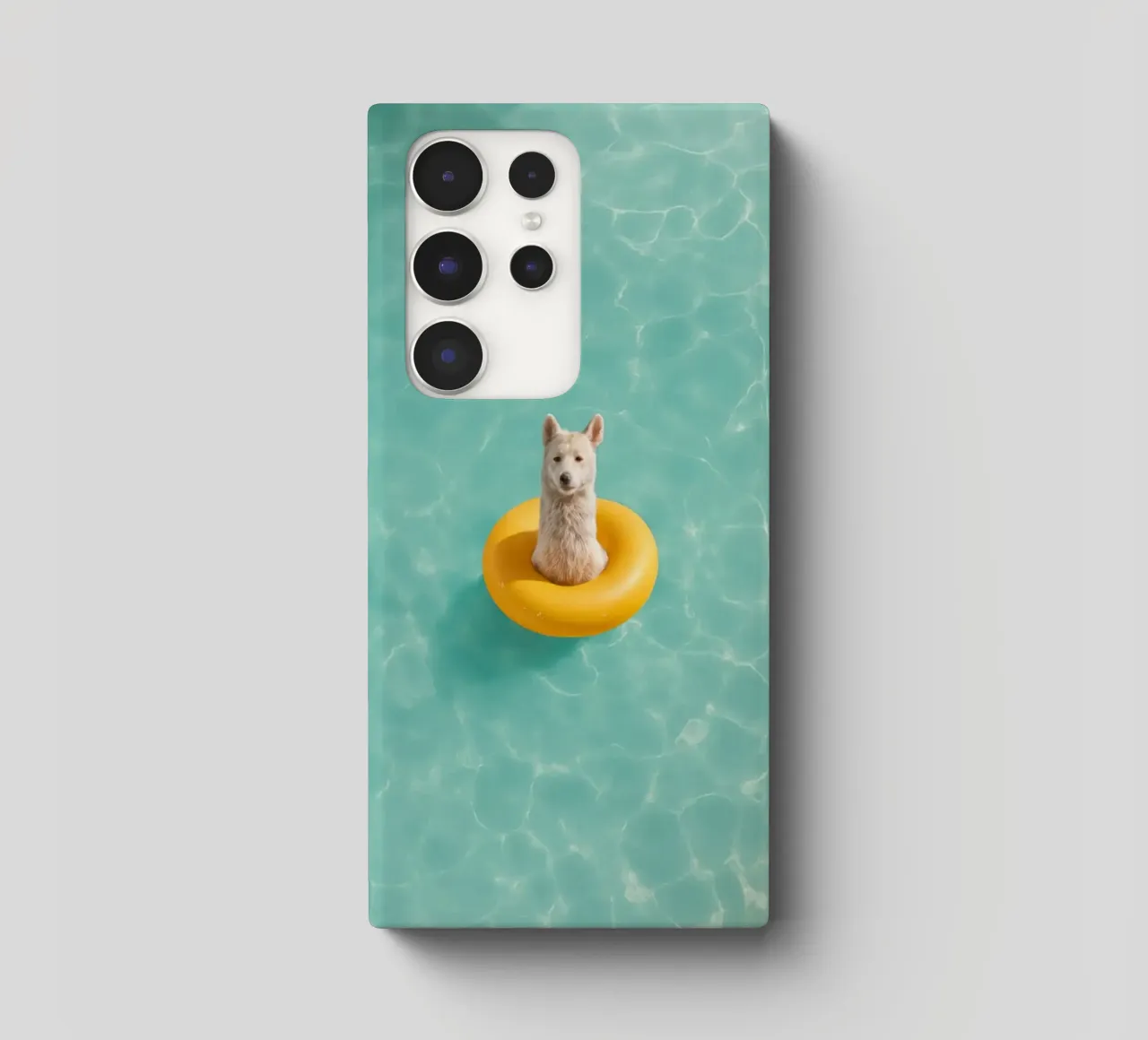 Llama in Pool cover samsung da Attaboy Dsgn