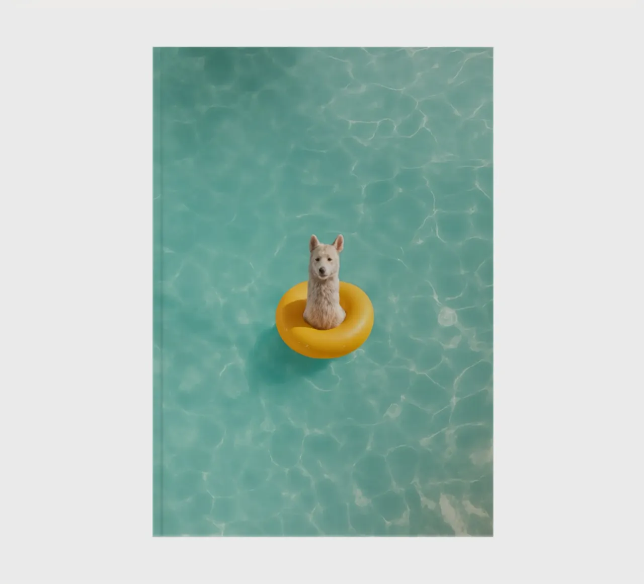 Llama in Pool notebook by Attaboy Dsgn