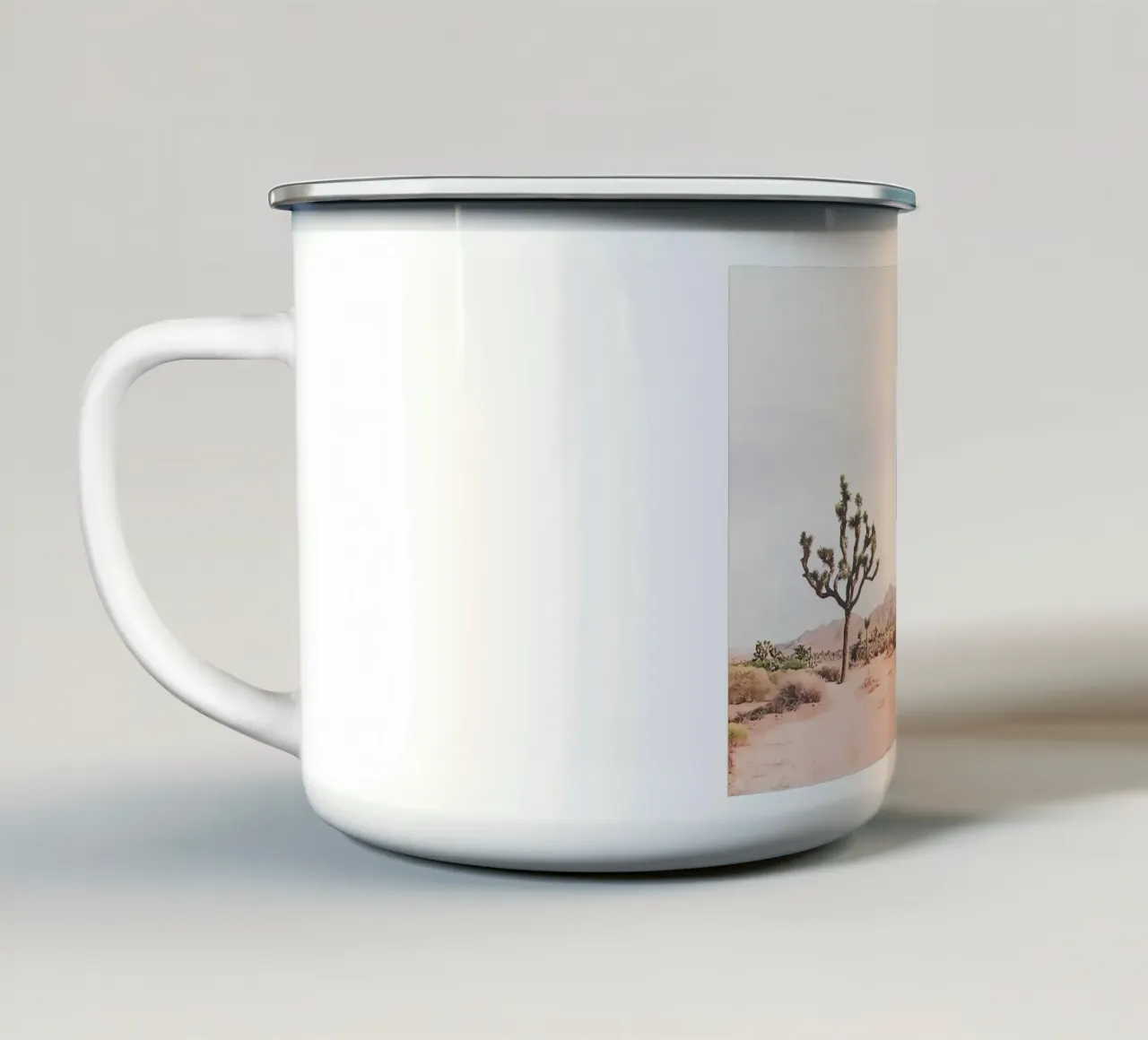 Auto del deserto tazza in smalto da Connie shop