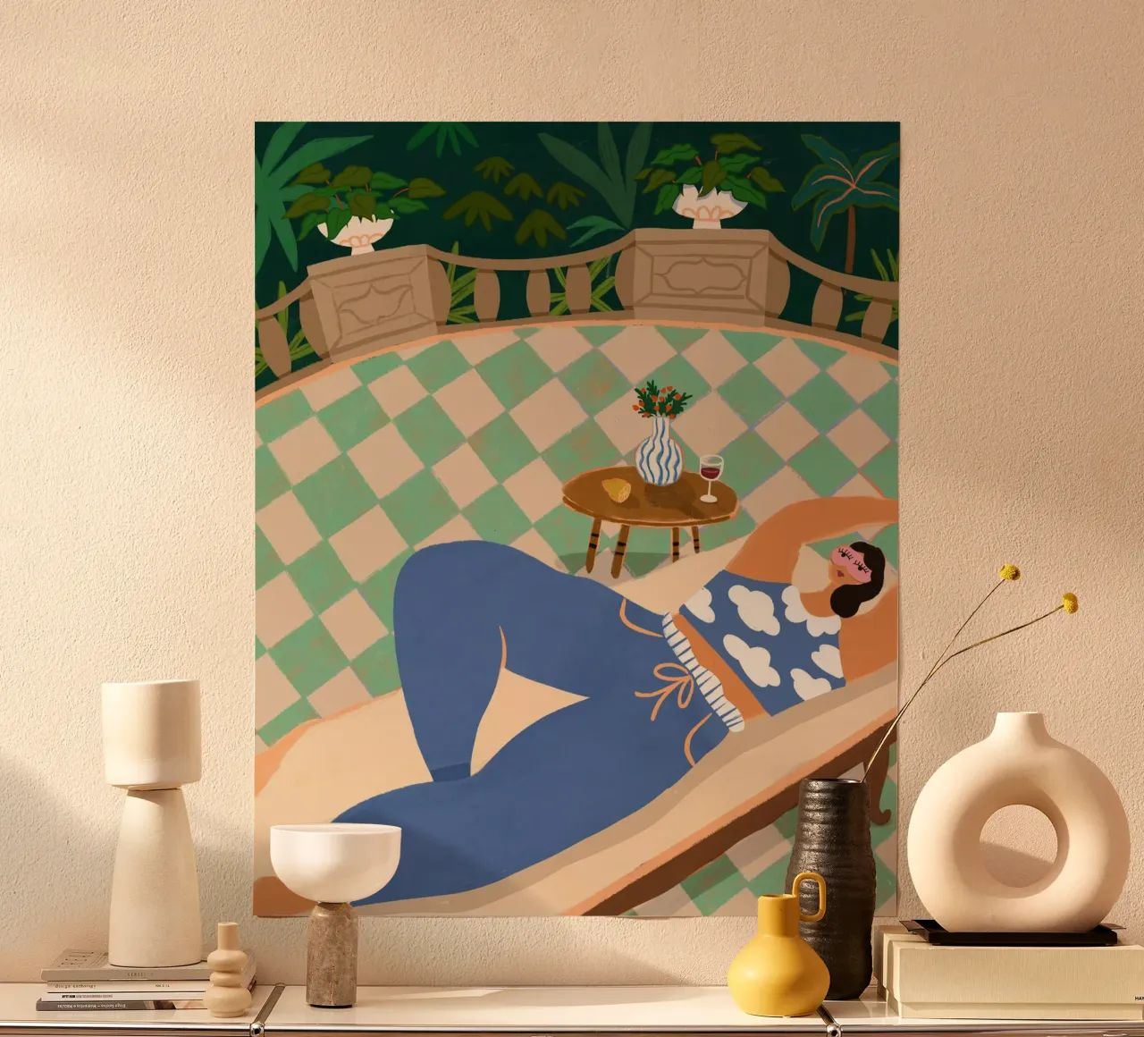 Sleeping Beauty poster van Arty Guava