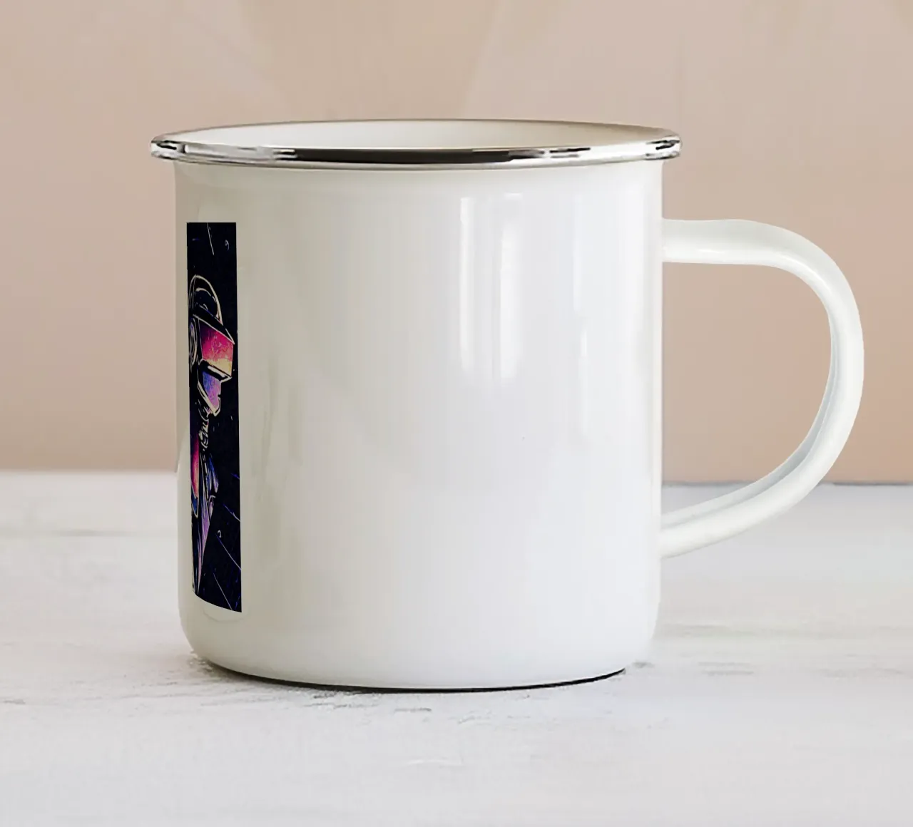 Daft Punk, Daft Punk, Daft Punk, Daft Punk, Daft Punk, Art P enamel mug by music soul