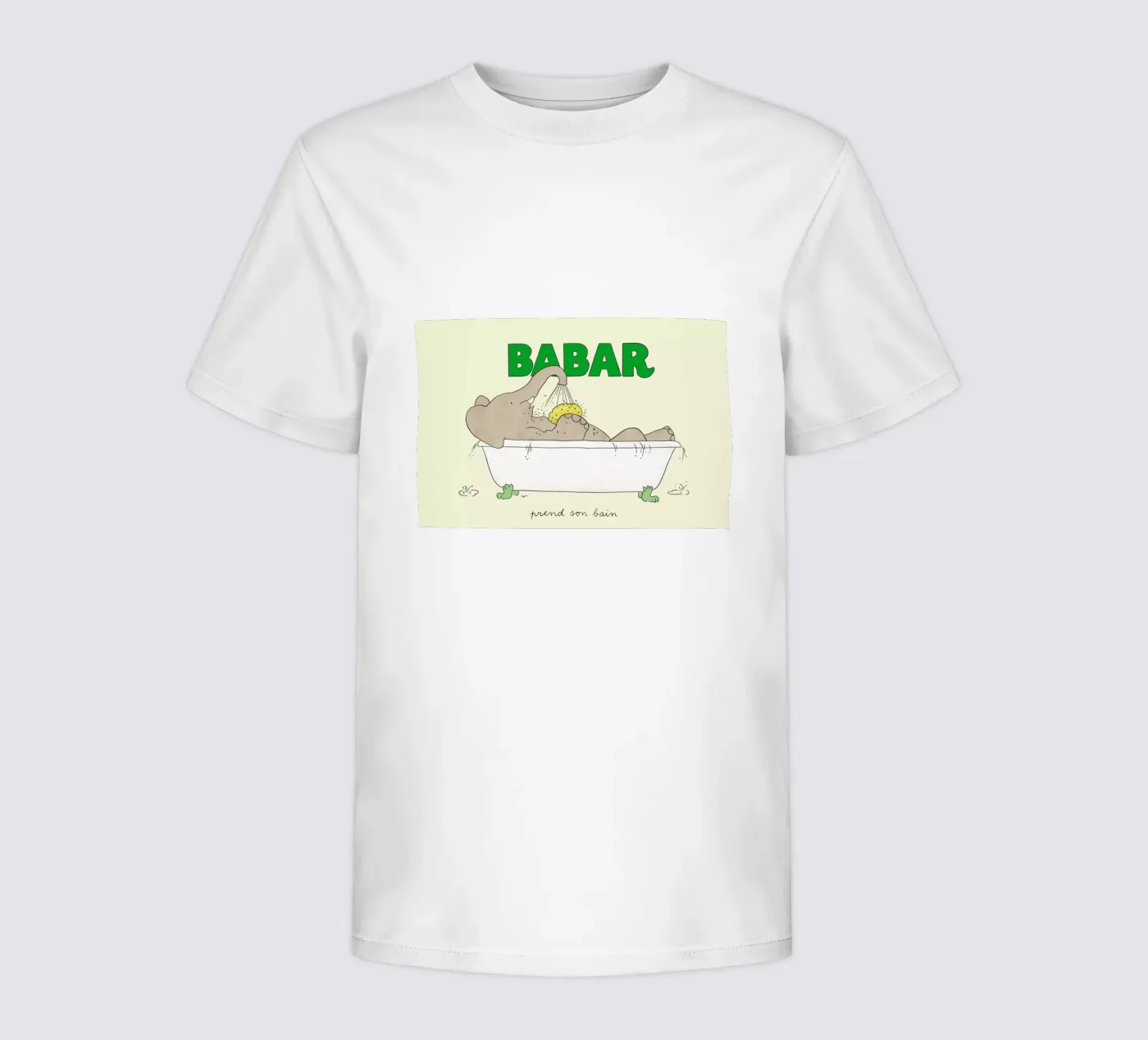 Babar Bathtime 2 t-shirt bambini da Little Flourishes