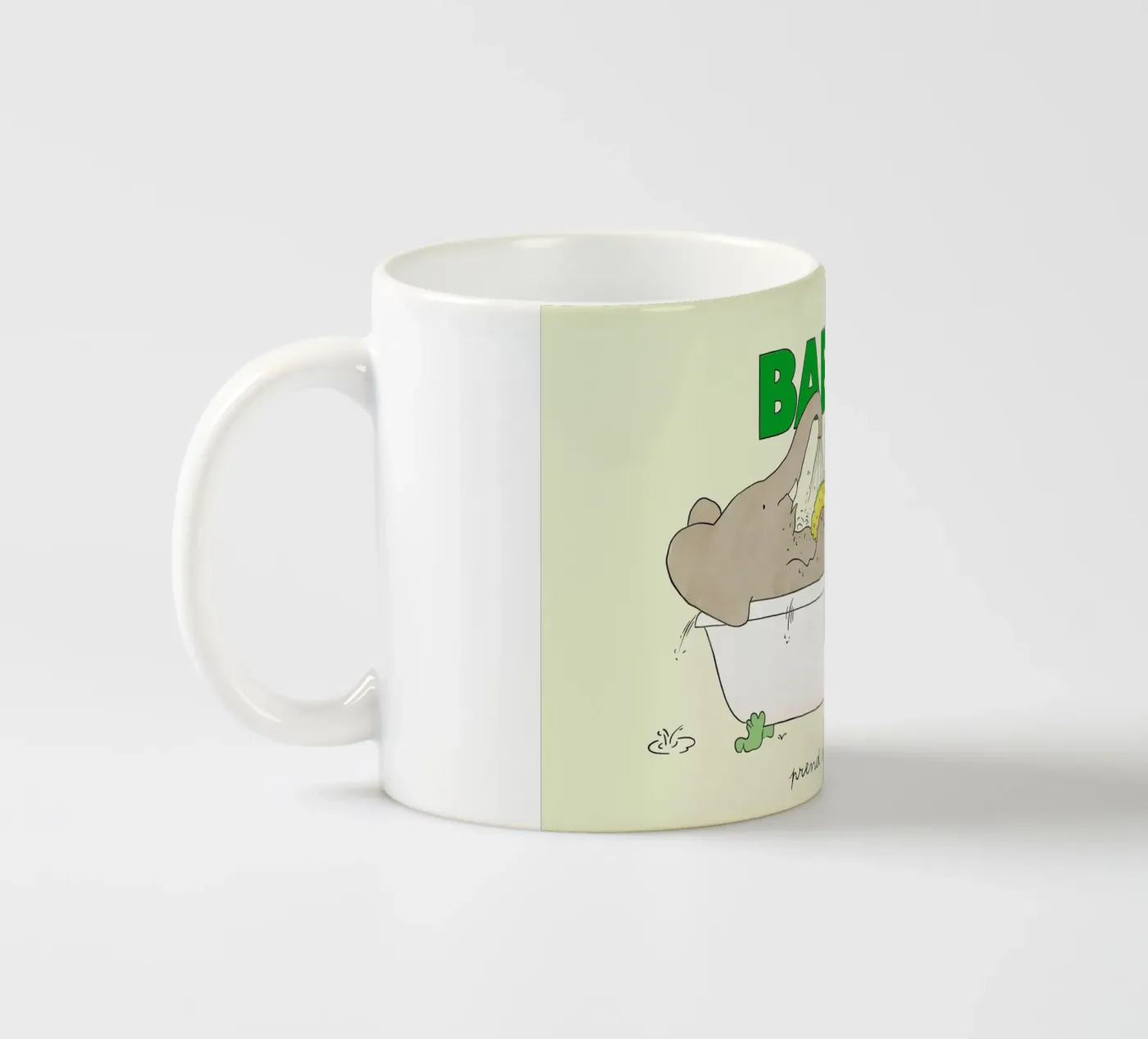 Babar Bathtime 2 ceramic mug by Little Flourishes