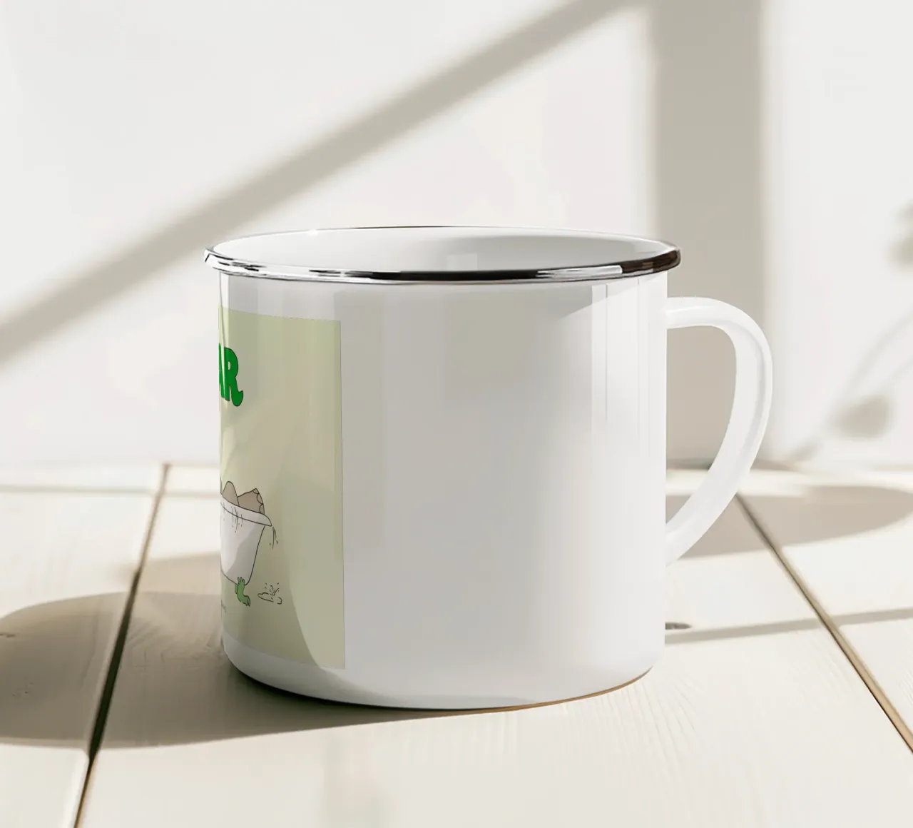 Babar Bathtime 2 tazza in smalto da Little Flourishes
