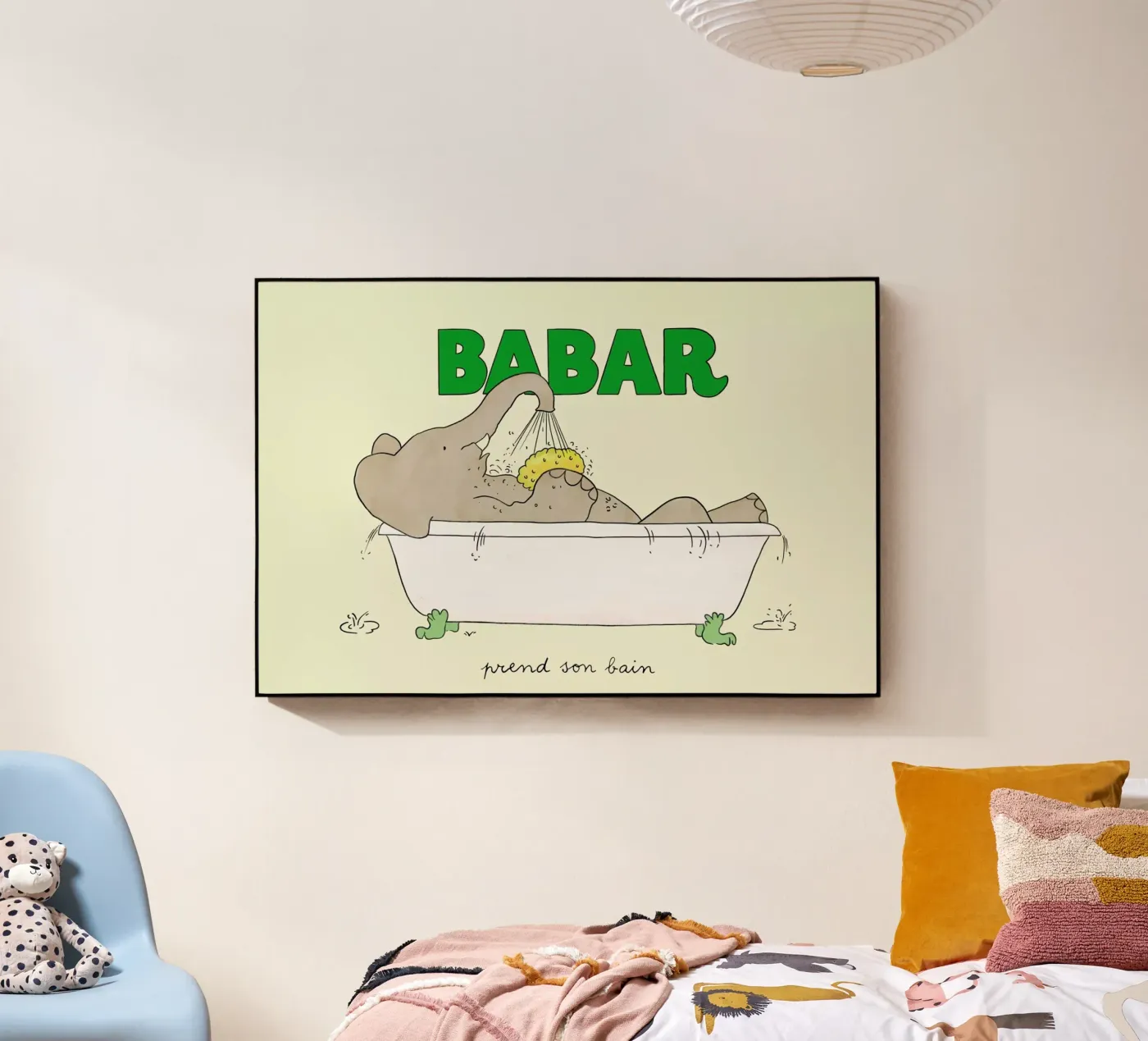 Babar Bathtime 2 plexiglas de Little Flourishes