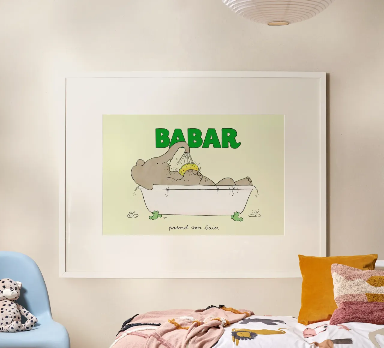 Babar Bathtime 2 poster da Little Flourishes