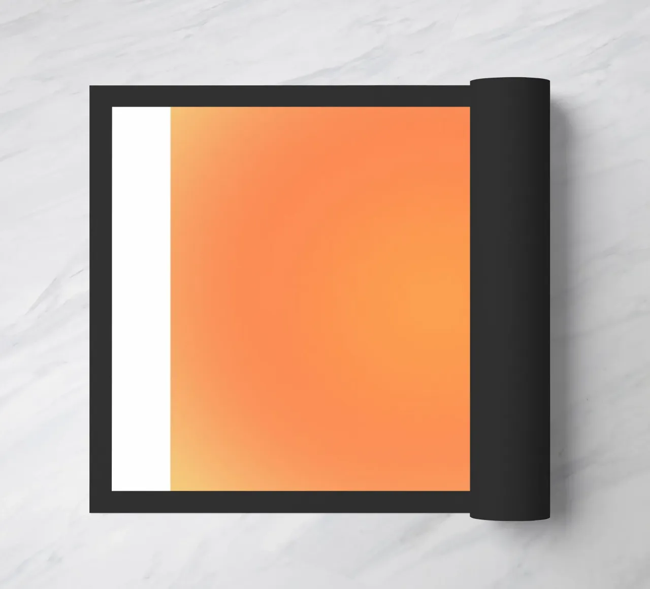 Angelo numero 666 Aura Aura Gradient Print - Arte spirituale zerbino da homdeco