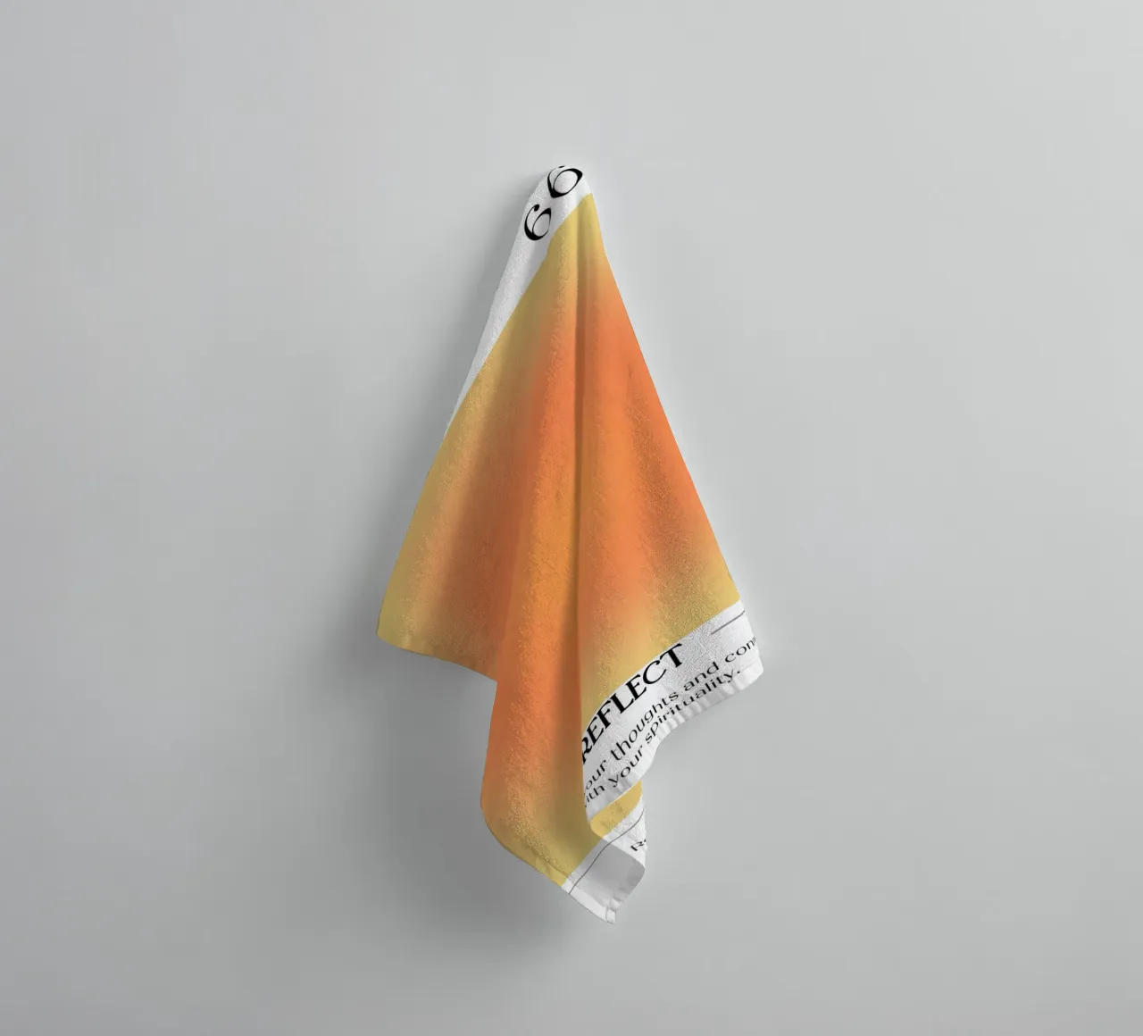 Angel Number 666 Aura Aura Gradient Print - Spiritual Art towel by homdeco