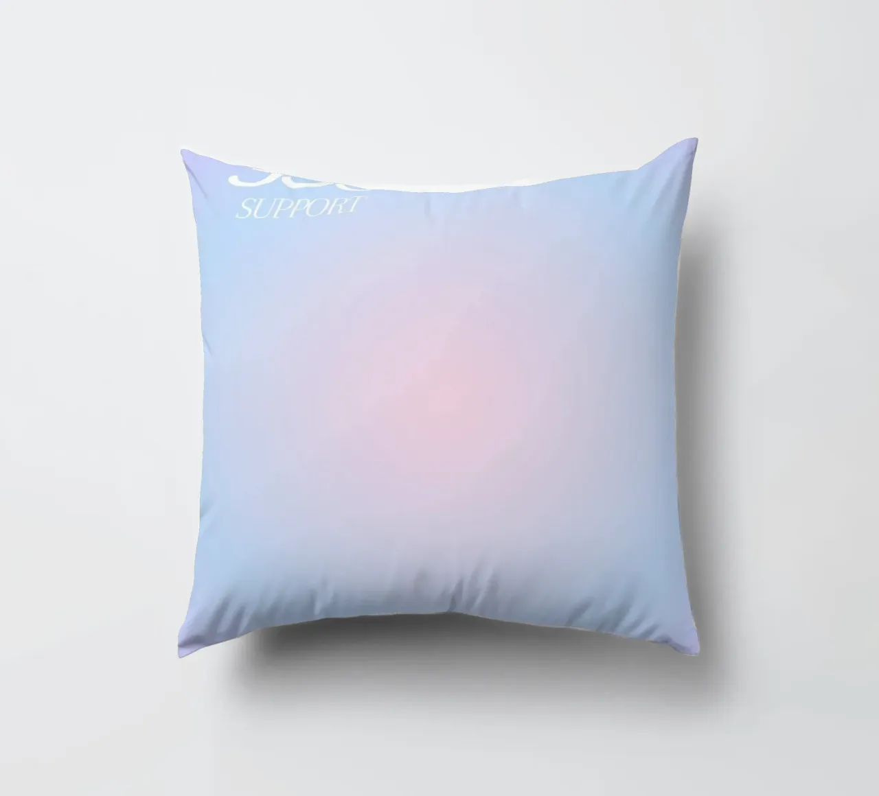 Numero dell'angelo 333 Aura Gradient Print - Supporto e percorso cuscino da homdeco