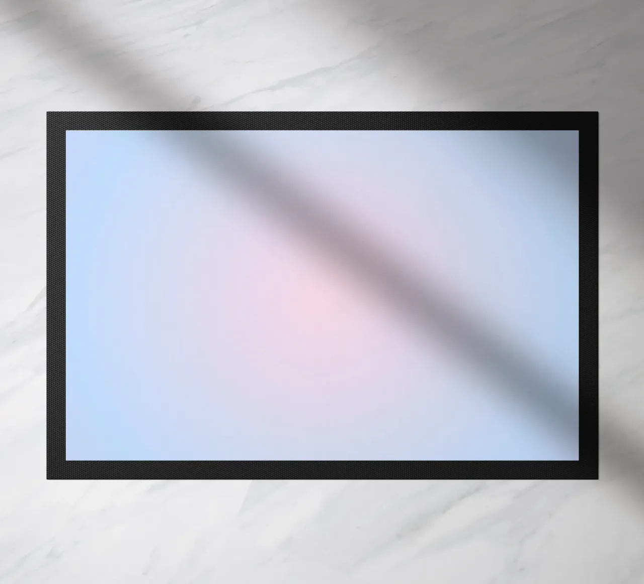 Numero dell'angelo 333 Aura Gradient Print - Supporto e percorso zerbino da homdeco
