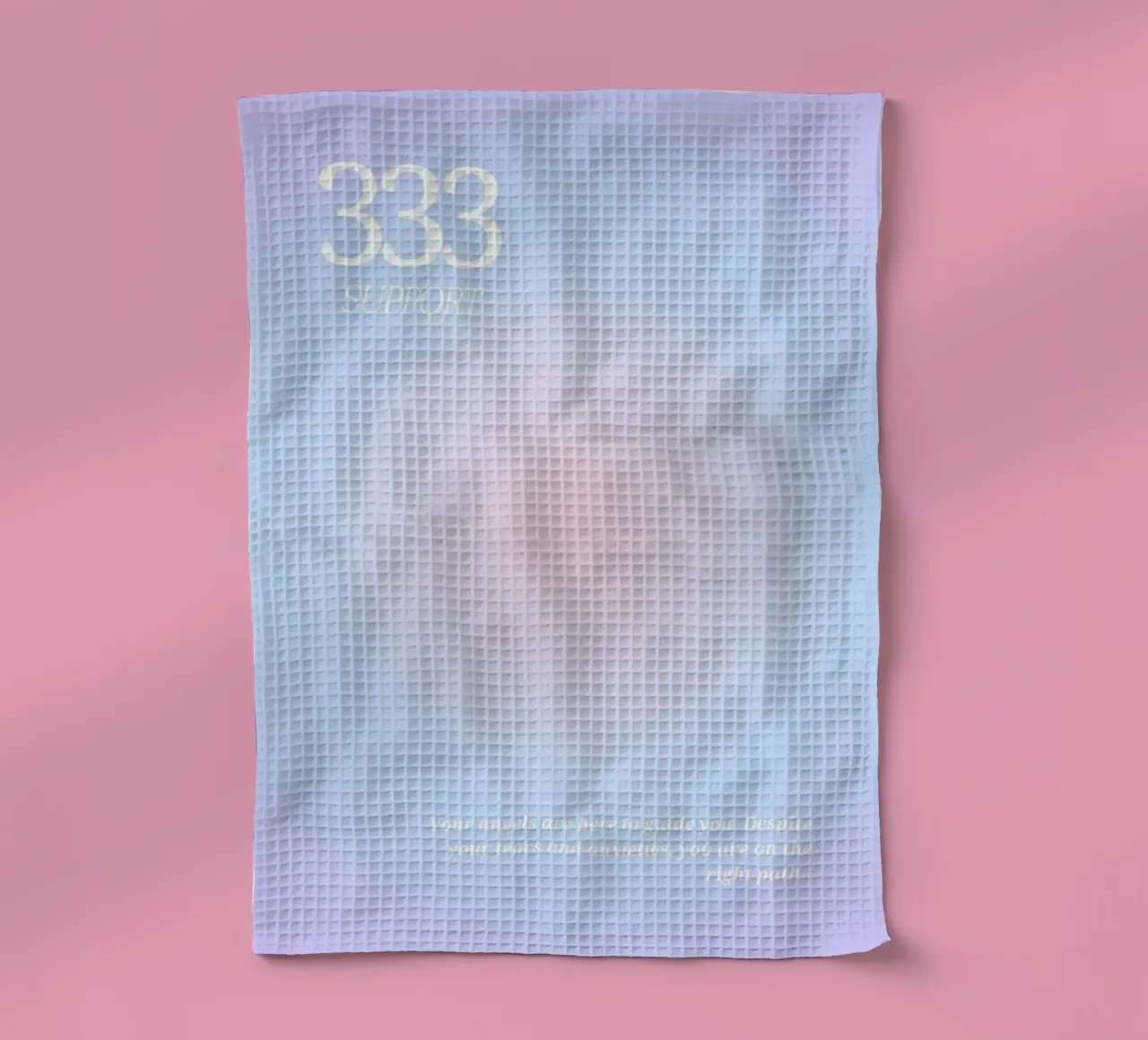 Numero dell'angelo 333 Aura Gradient Print - Supporto e percorso canovaccio da cucina da homdeco