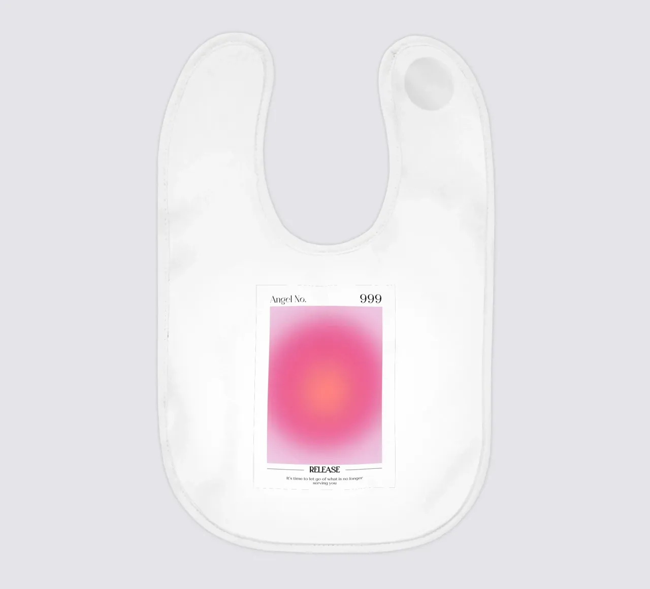 Angelo numero 999 Aura Gradient Print - Rilascio e crescita bavaglino da homdeco