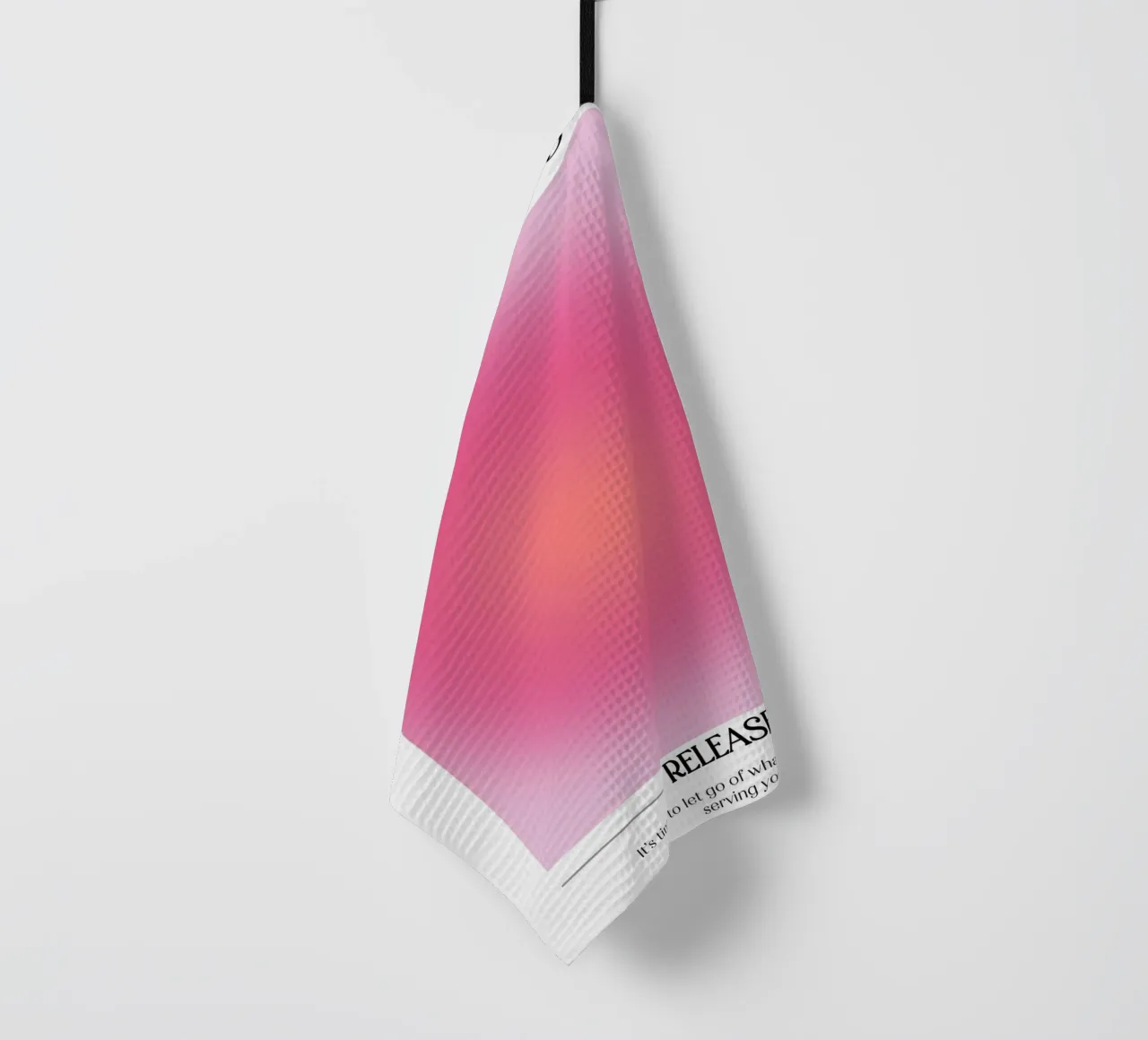 Angelo numero 999 Aura Gradient Print - Rilascio e crescita canovaccio da cucina da homdeco