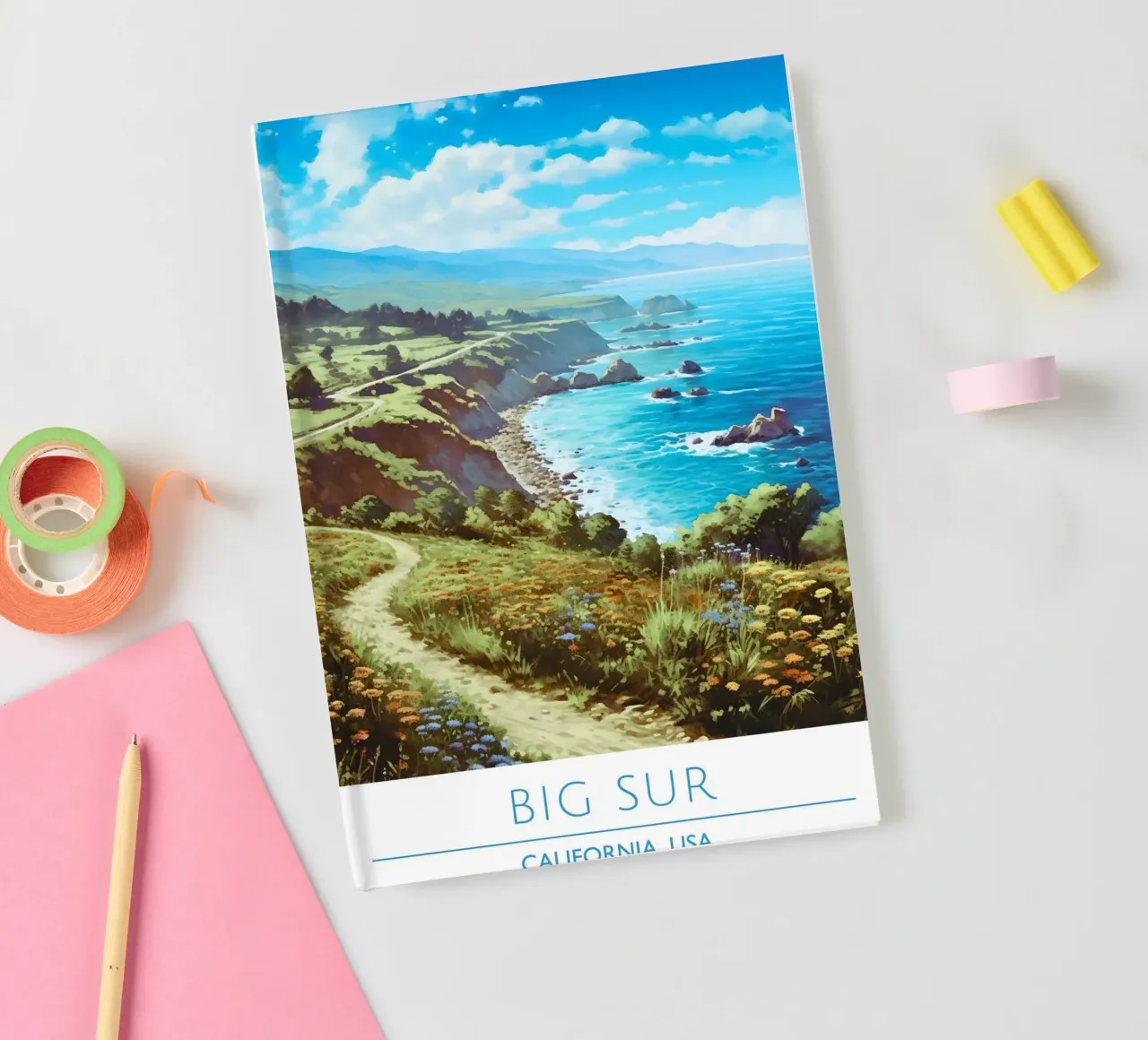 Aura Collection 2023 - Support 333 Gradient Art Print carnet de notes de homdeco