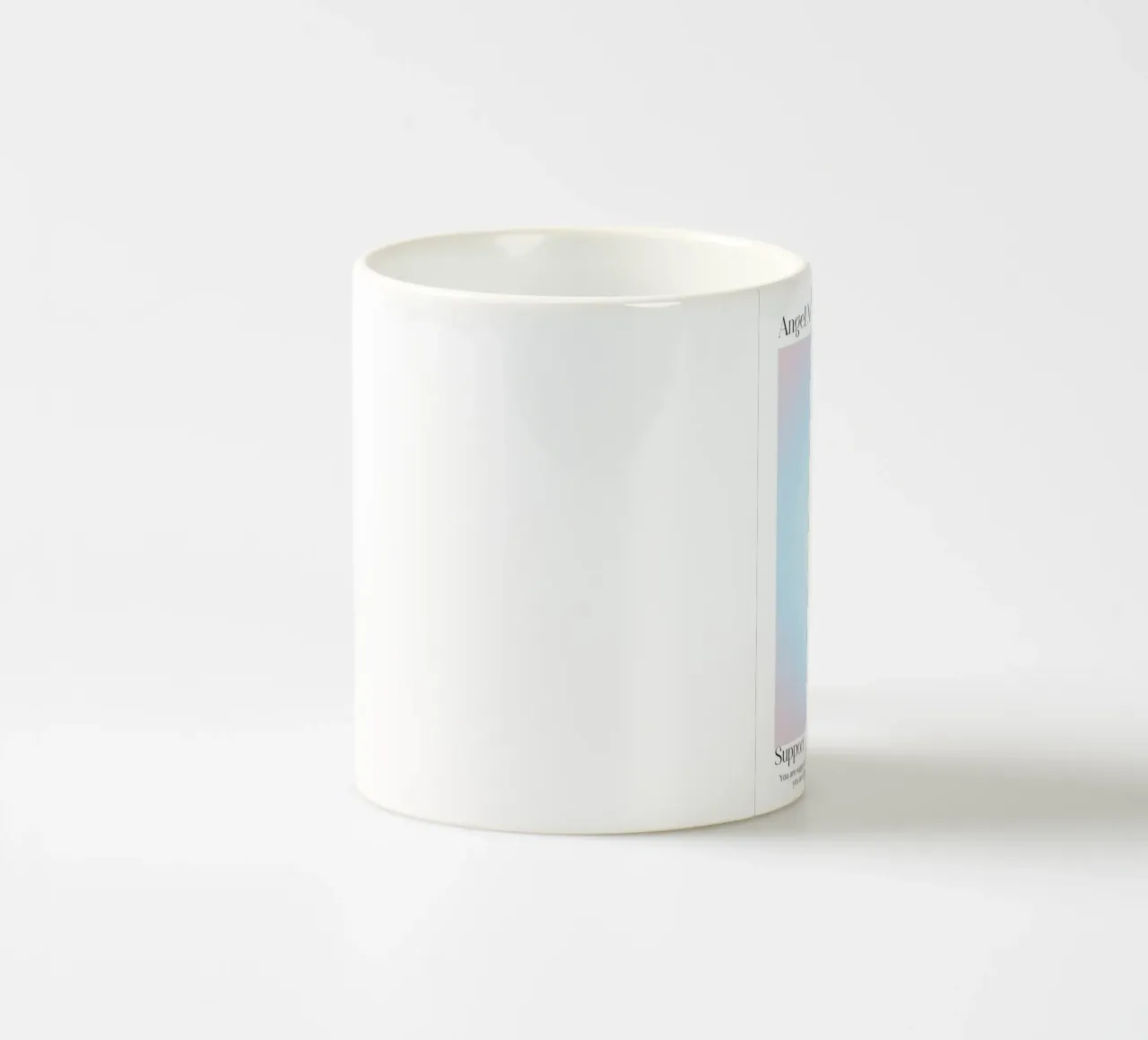 Numero dell'angelo 333 Aura Gradient Print - Supporto spirituale tazza in ceramica da homdeco