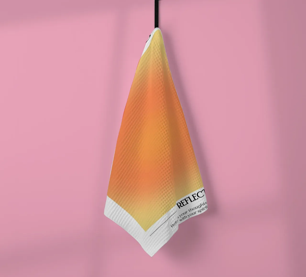 Angel Number 666 Aura Gradient Print - Reflect & Spirit torchon de homdeco
