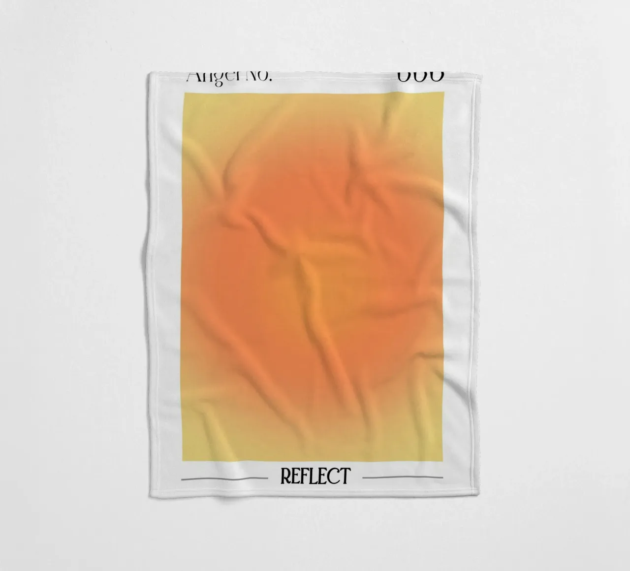 Angelo Numero 666 Aura Gradiente Stampa - Rifletti & Spirito coperta in pile da homdeco