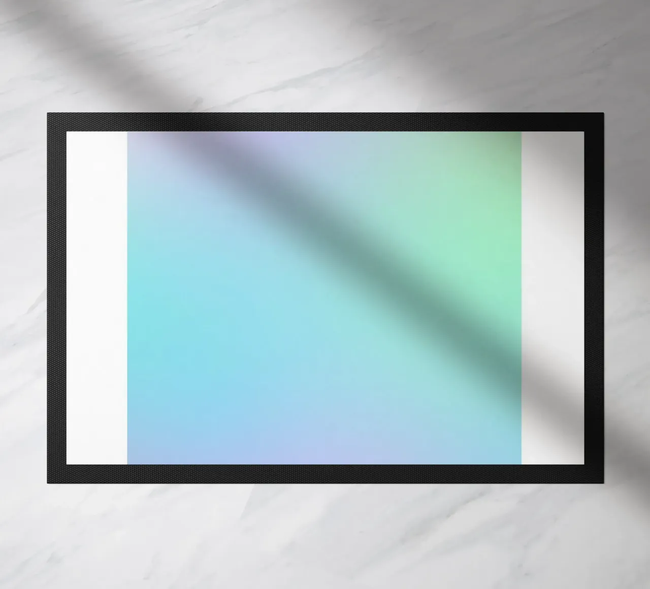 Angel Number 666 Aura Gradient Print - Divine Message doormat by homdeco