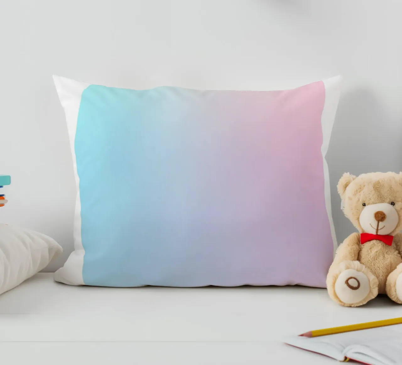 Angelo Numero 333 Aura Gradient Print - Sentiero Divino cuscino da homdeco
