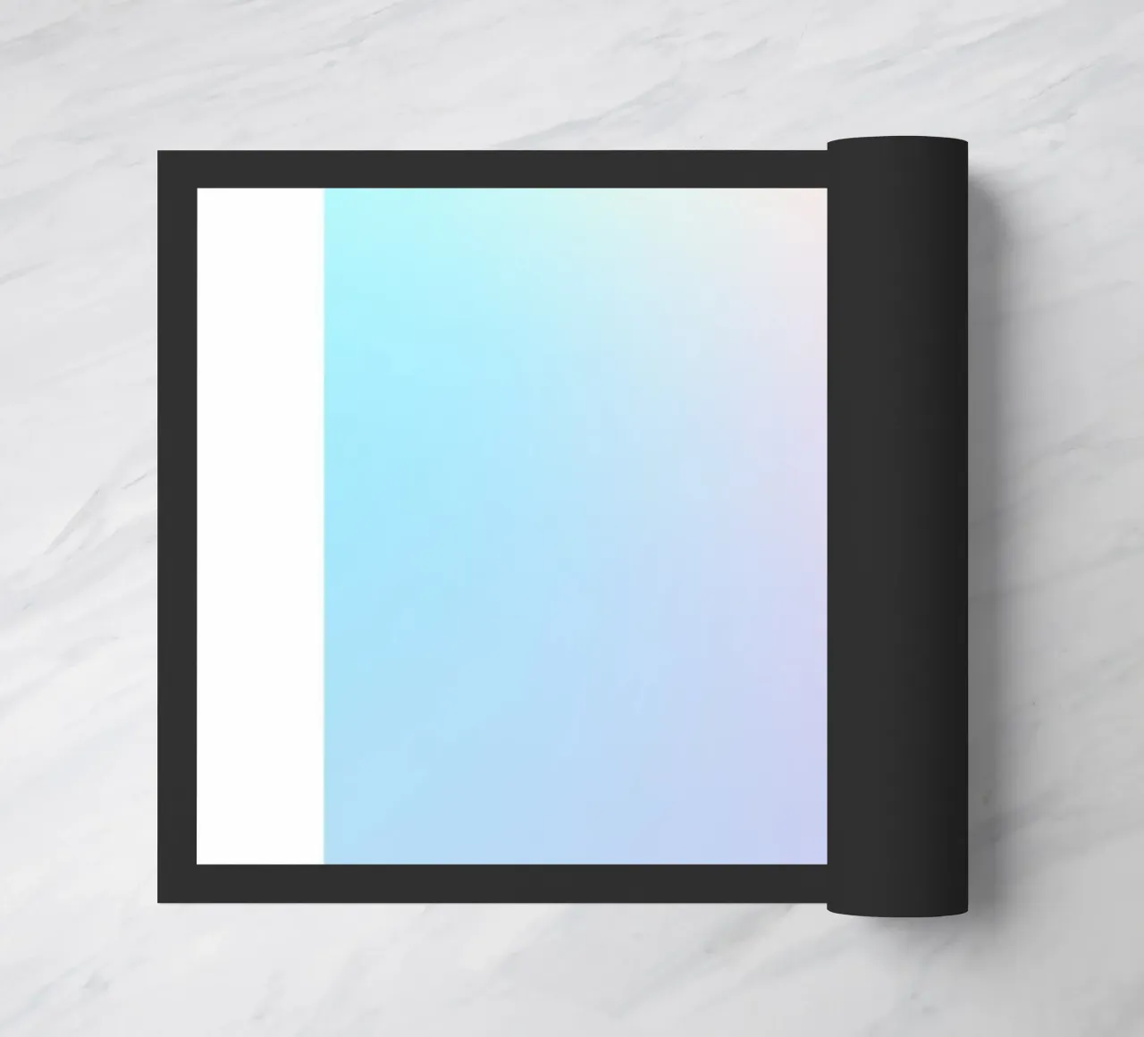 Angelo Numero 333 Aura Gradient Print - Sentiero Divino zerbino da homdeco