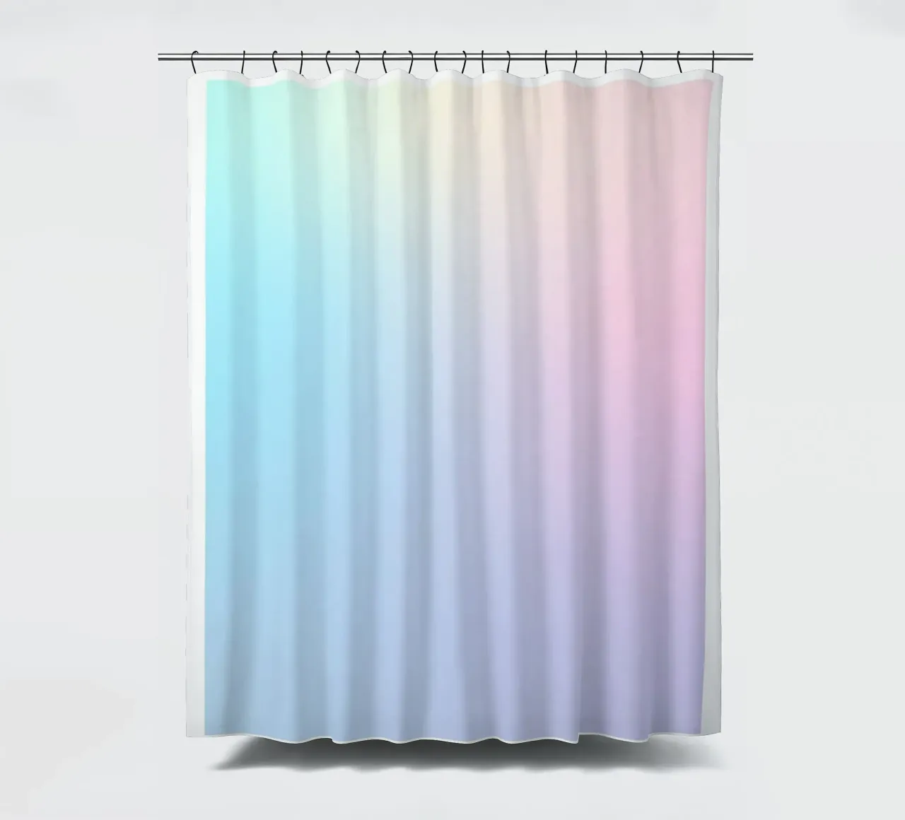 Angel Number 333 Aura Gradient Print - Divine Path Duschvorhang von homdeco