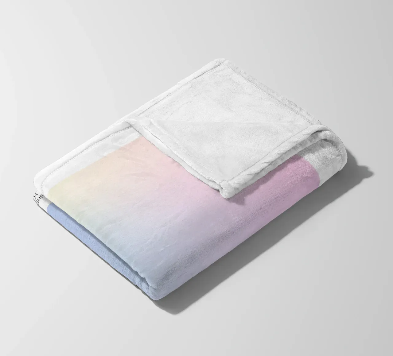 Angelo Numero 333 Aura Gradient Print - Sentiero Divino coperta in pile da homdeco