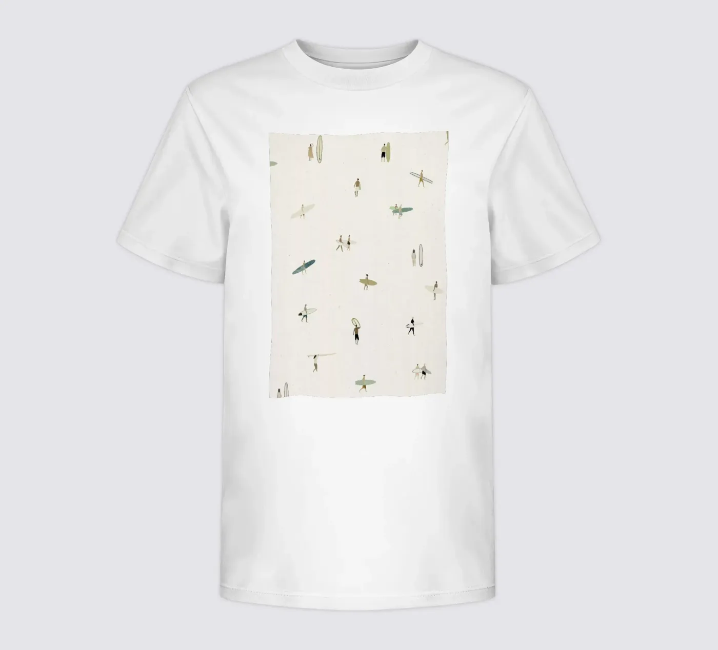 Tiny Surfers t-shirt bambini da Isabelle Vandeplassche