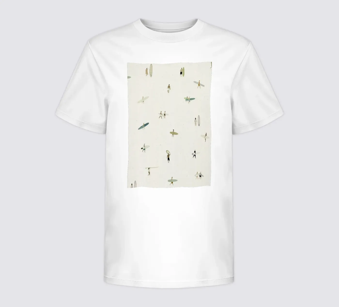 Tiny Surfers kinder t-shirt van Isabelle Vandeplassche