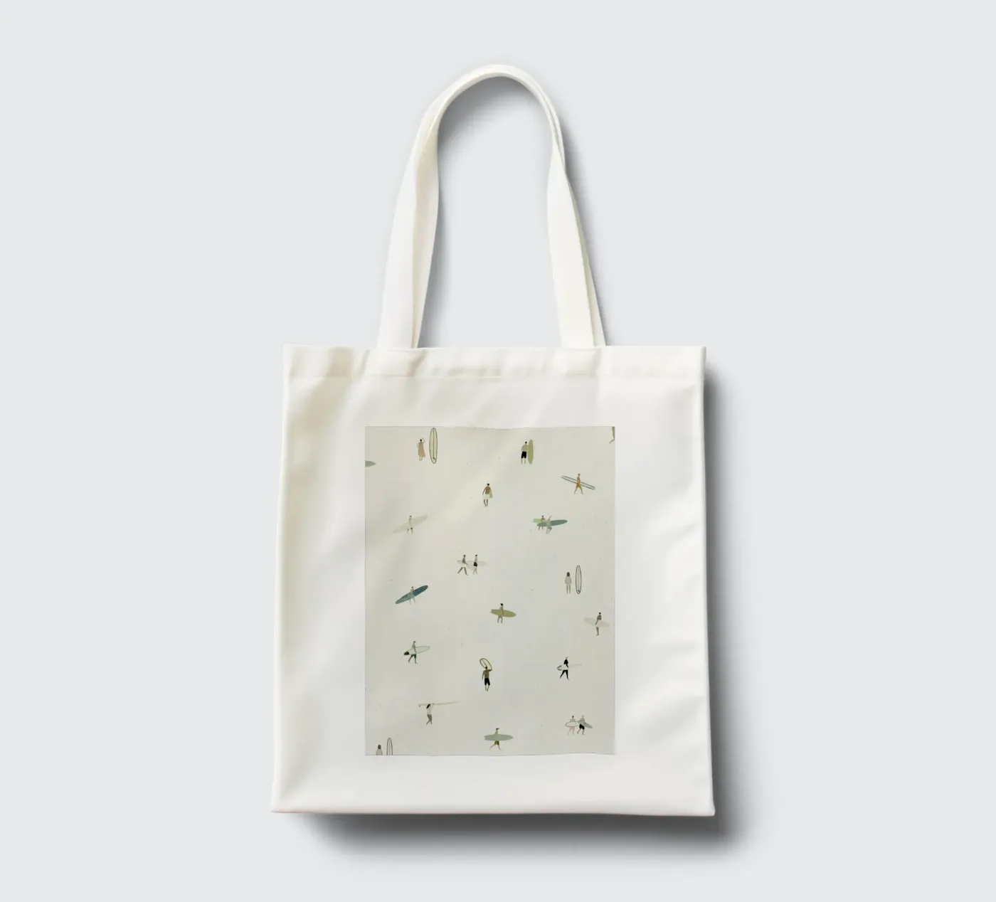 Tiny Surfers tote bag by Isabelle Vandeplassche