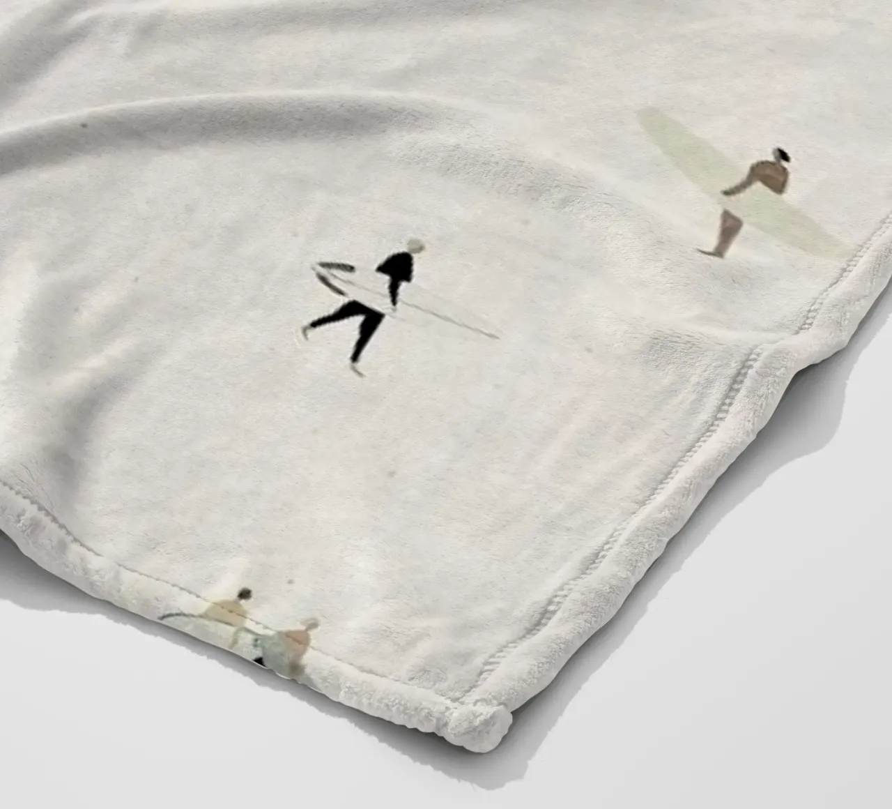 Tiny Surfers Fleecedecke von Isabelle Vandeplassche