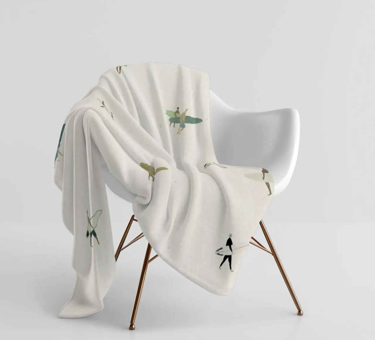 Tiny Surfers Fleecedecke von Isabelle Vandeplassche