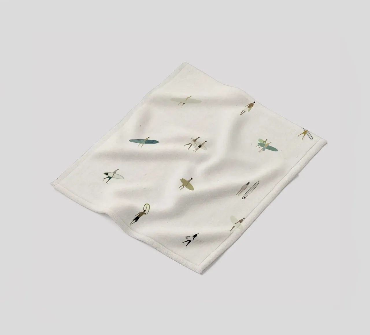 Tiny Surfers Fleecedecke von Isabelle Vandeplassche