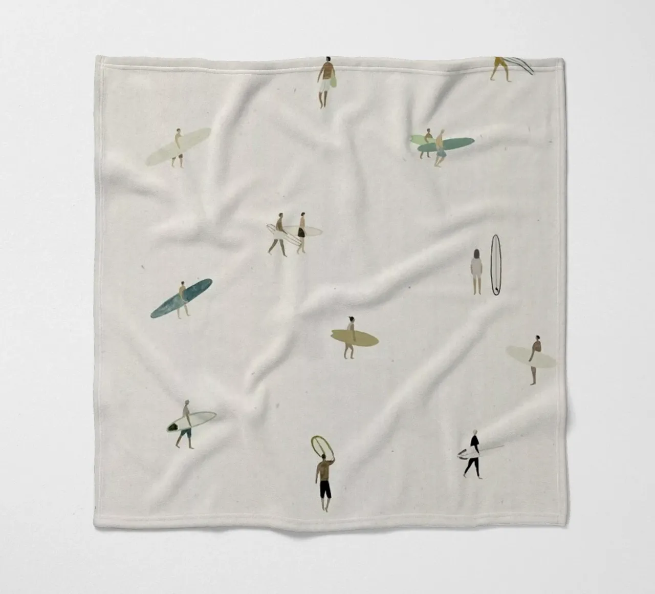 Tiny Surfers Fleecedecke von Isabelle Vandeplassche