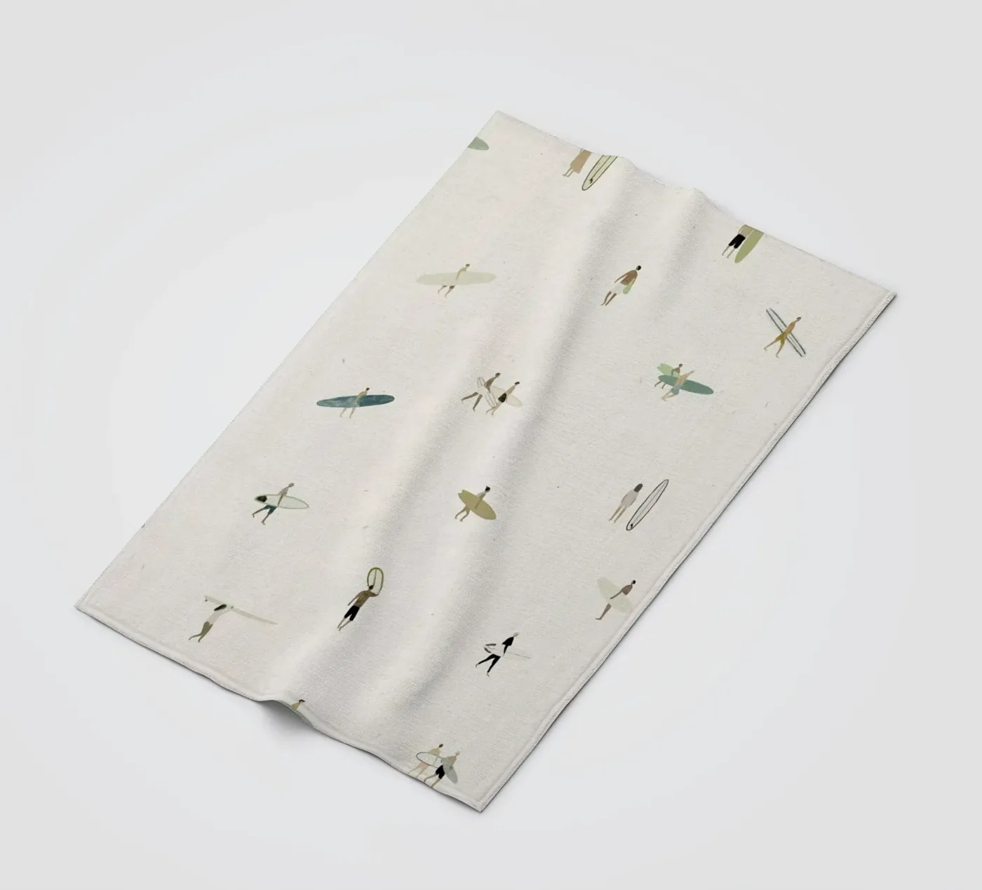 Tiny Surfers coperta in pile da Isabelle Vandeplassche