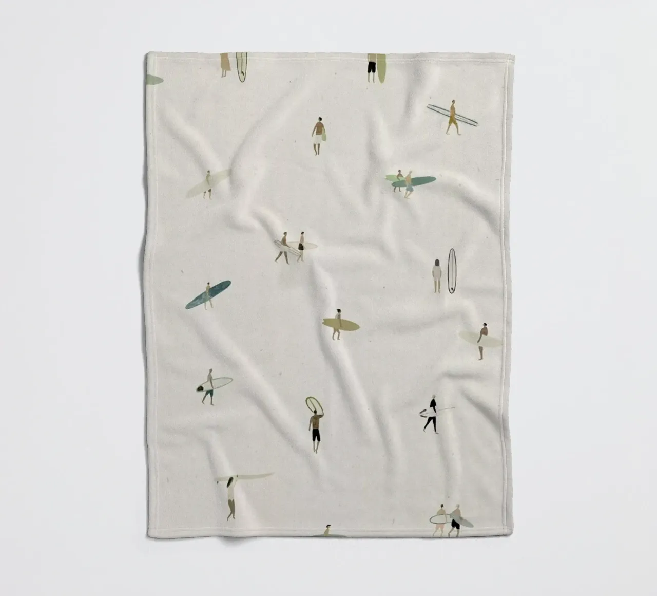 Tiny Surfers Fleecedecke von Isabelle Vandeplassche