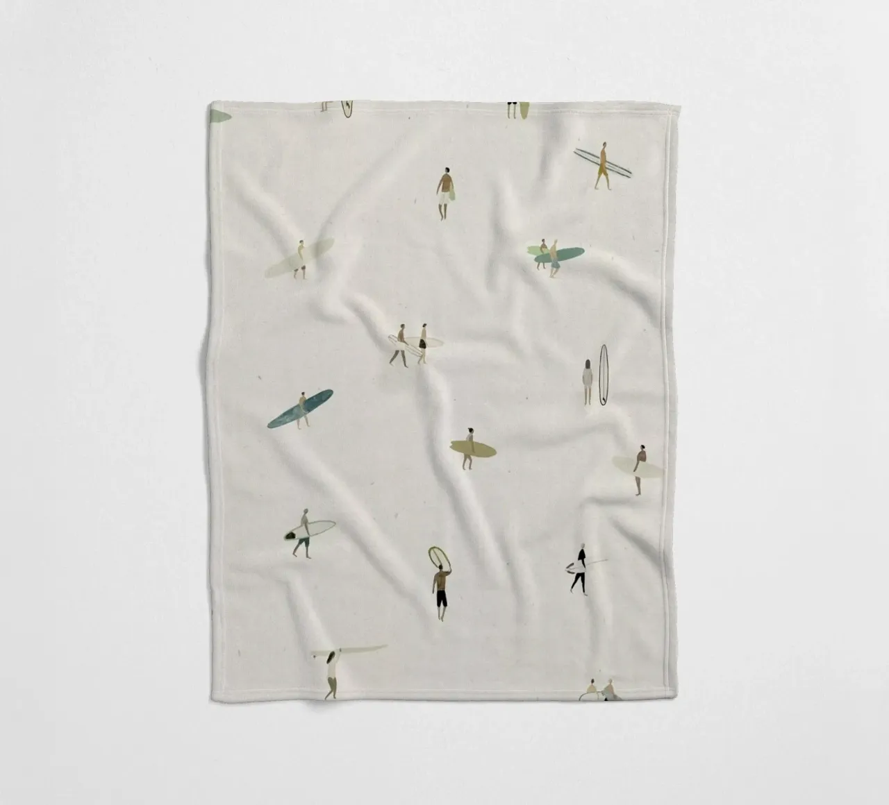 Tiny Surfers Fleecedecke von Isabelle Vandeplassche