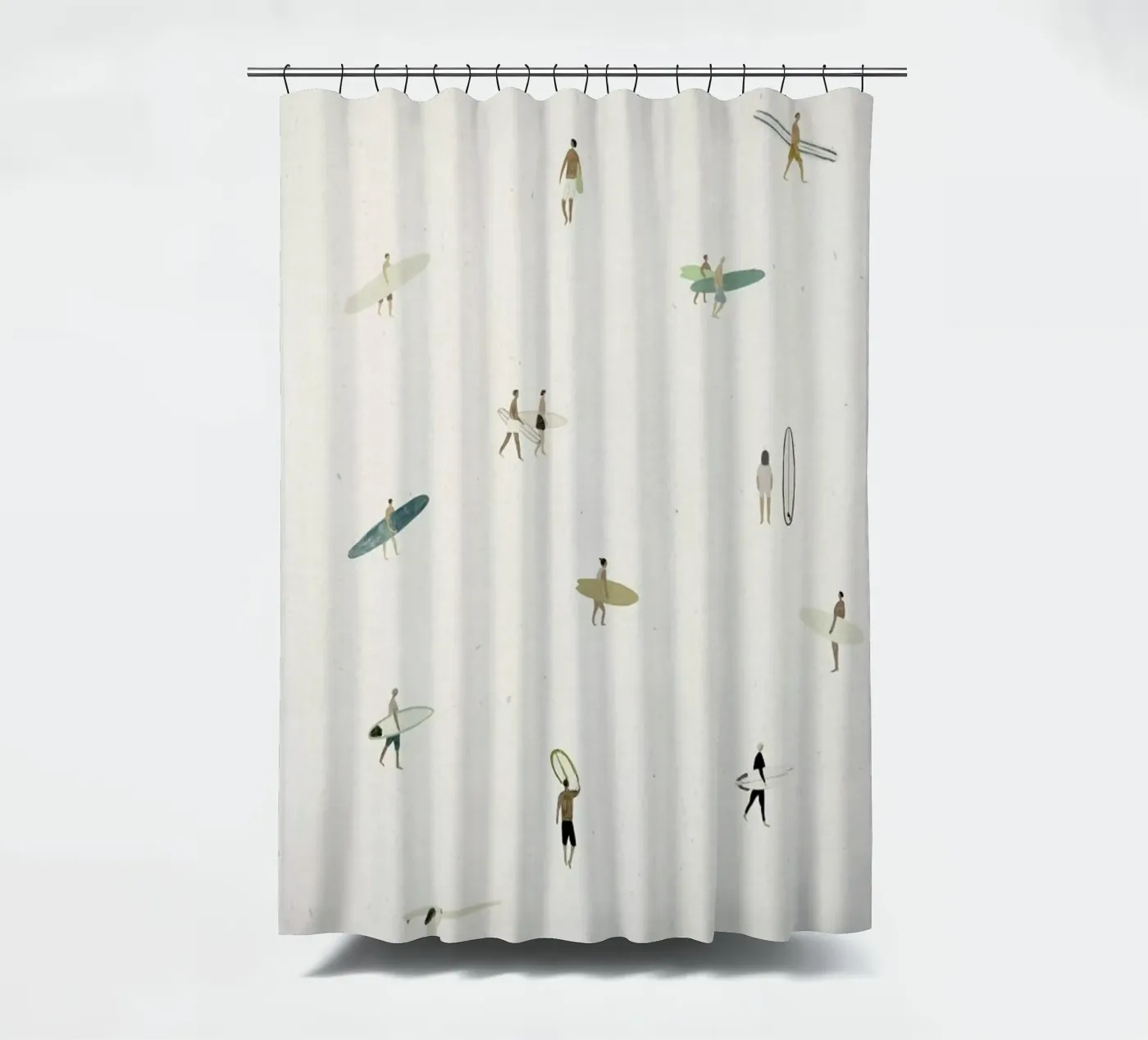 Tiny Surfers tenda da doccia da Isabelle Vandeplassche