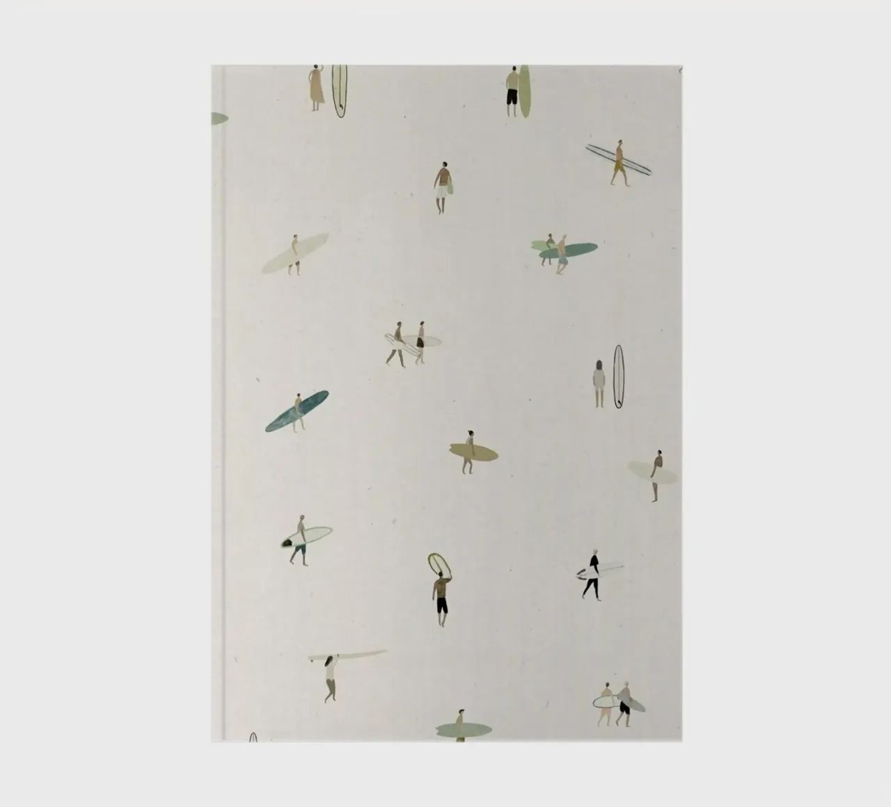 Tiny Surfers notebook by Isabelle Vandeplassche