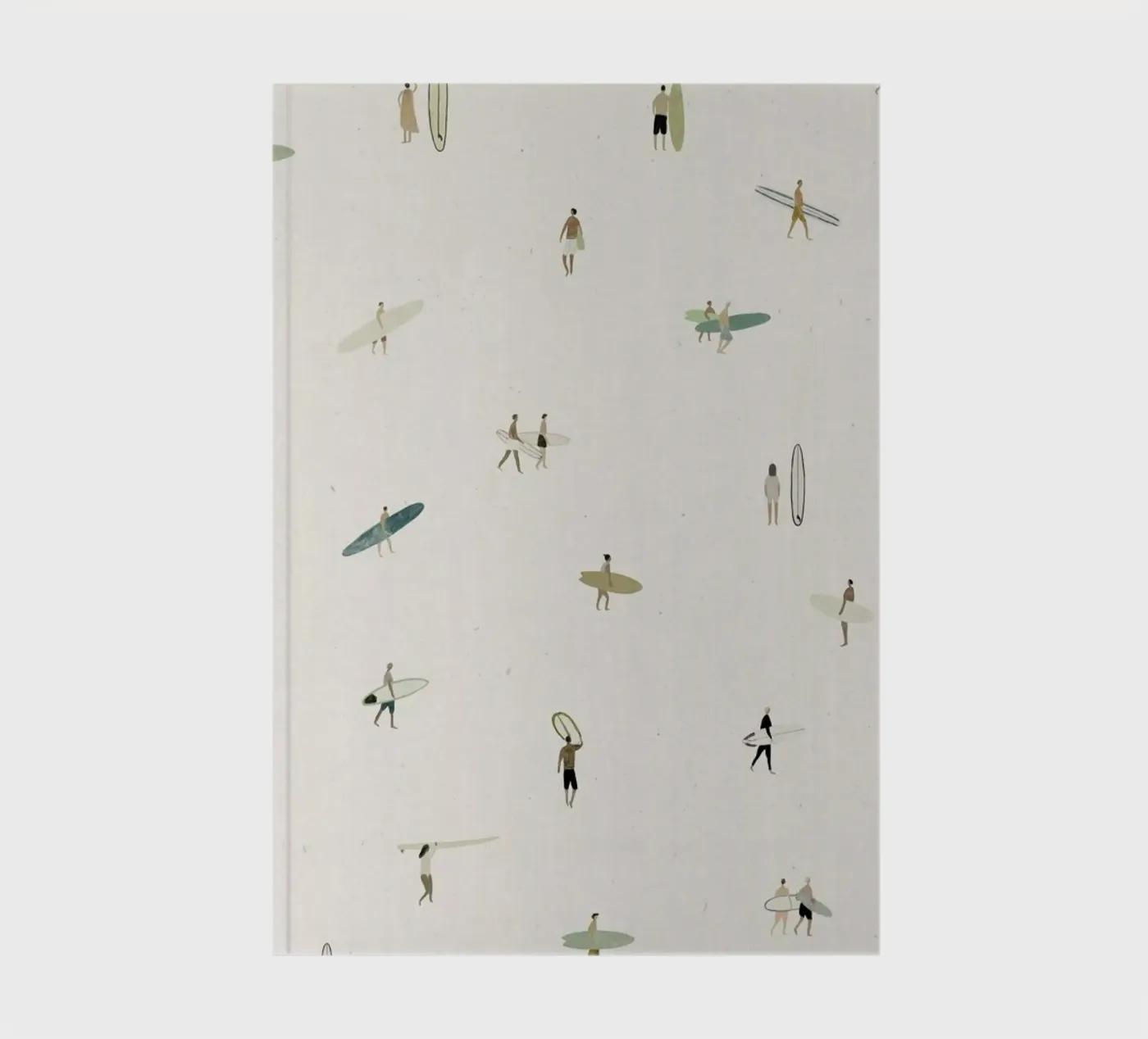 Tiny Surfers notebook by Isabelle Vandeplassche