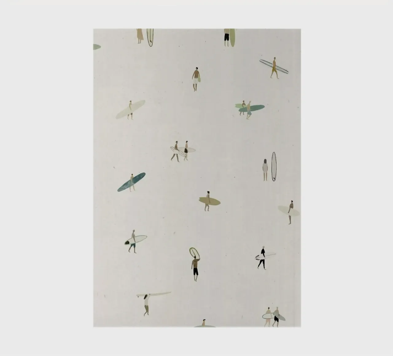 Tiny Surfers notebook by Isabelle Vandeplassche